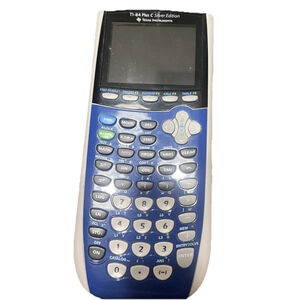 TI-84 Plus C Silver Edition Graphing Calculator Color Tested w Charger